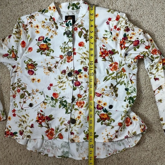 Disney Alice Through the Looking Glass Floral Pattern Button Jacket Size XL - Picture 15 of 15